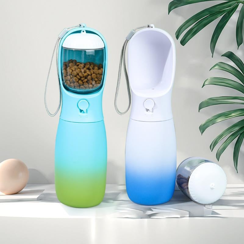 Avelora 19 oz Gradient Travel Water & Food Bottle for Dogs