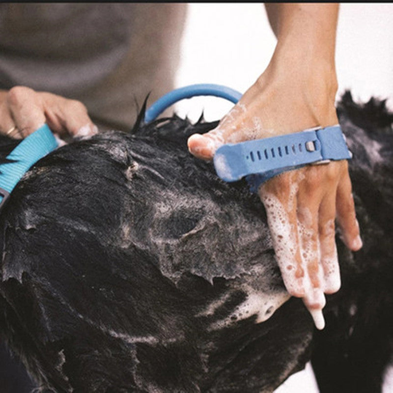 2-in-1 Pet Bathing Sprayer + Massager with Brush Tool for Cats & Dogs