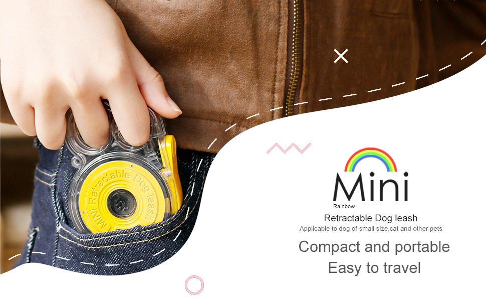Mini Retractable Leash - for Cats & Small Dogs