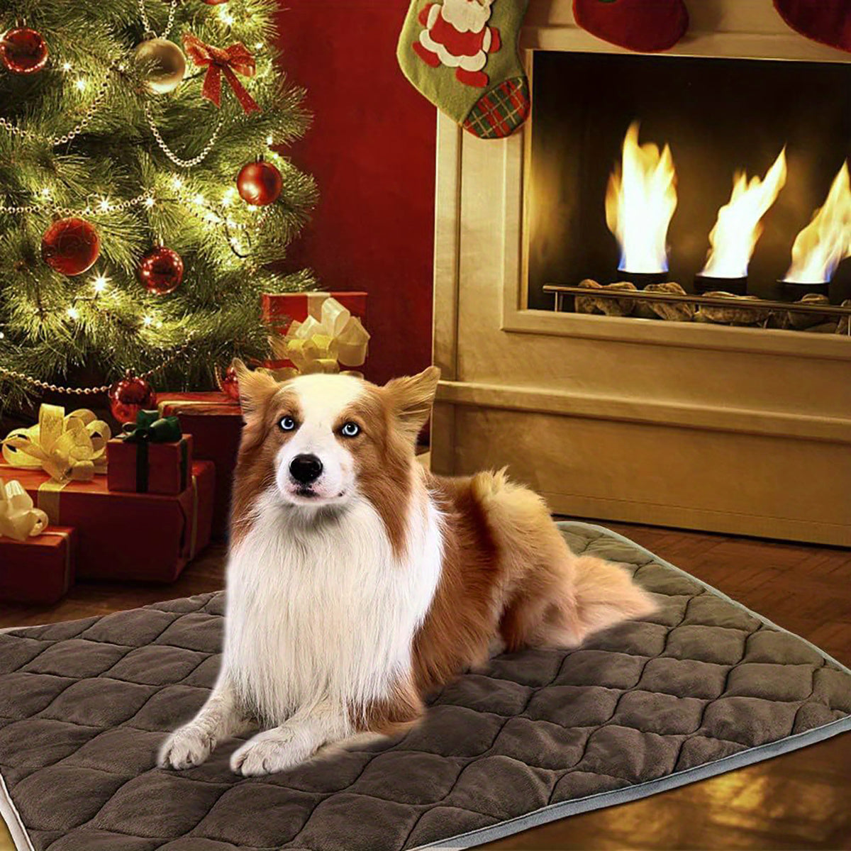 Non-Slip Warm Thermal Self-Heating Mat for Cats & Dogs (Easy Cleaning)