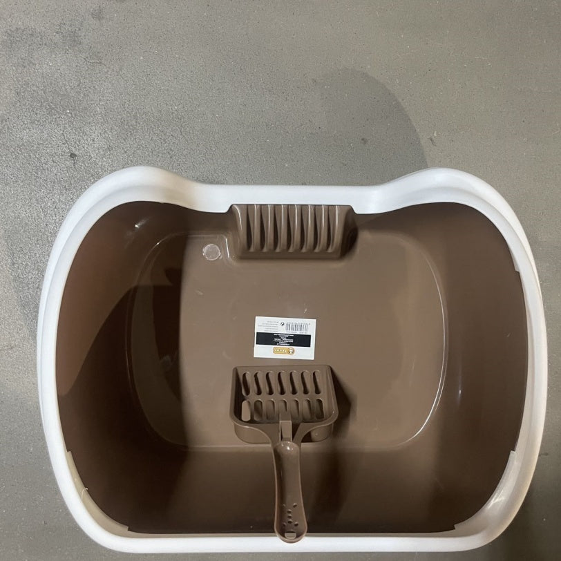 Ocean Blue Semi-enclosed Vertical Cat Litter Box