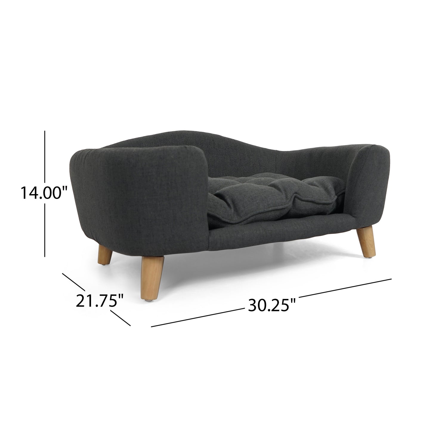 Classic Chic Sofa Bed with Luxurious Tufted Cushions for Cats & Dogs