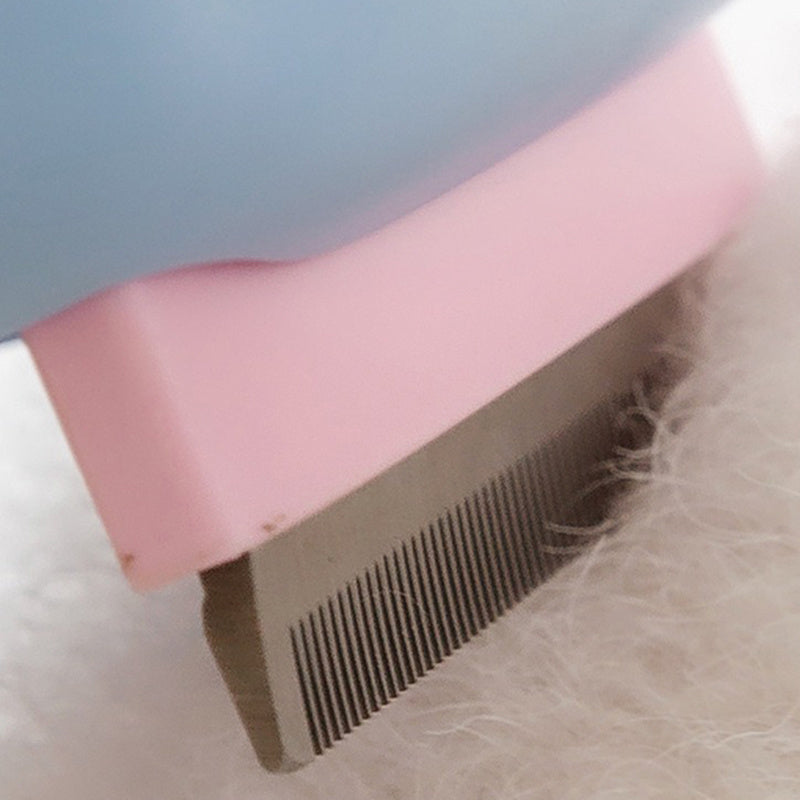 Hair Grooming Brush to Reduce Shedding & Matting for Cats & Dogs