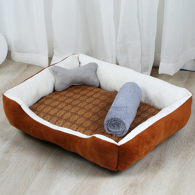 Large Comfortable Bed with (optional) Pillows for Cats & Dogs