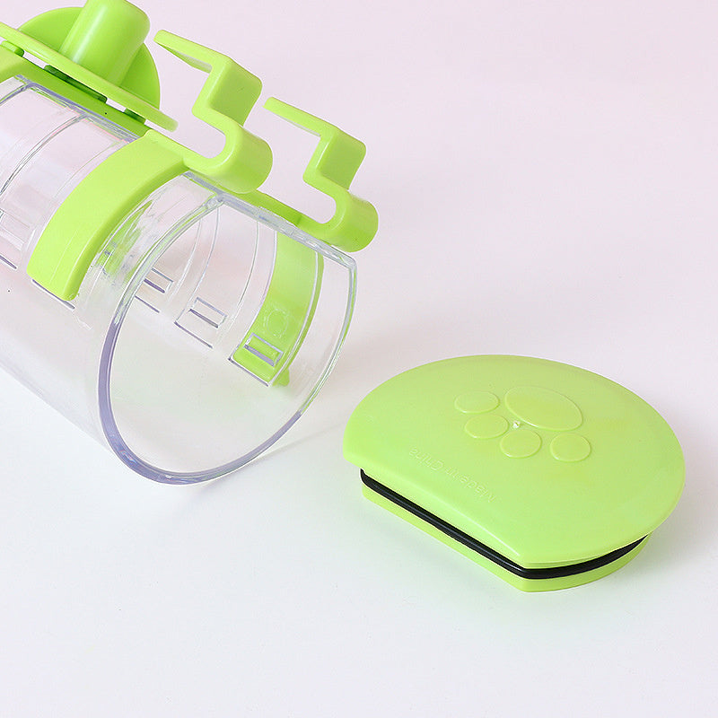 Dripless Drinking Kettle with Automatic Food & Water Dispenser for Dogs