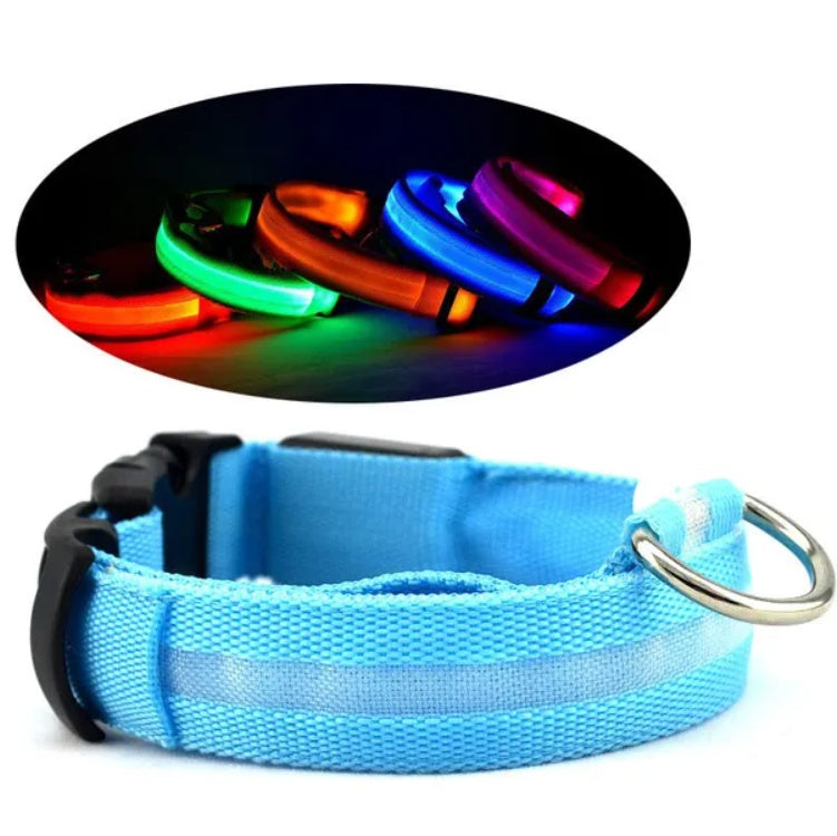 LED Safety Halo Style Collar Universal for Cats & Dogs