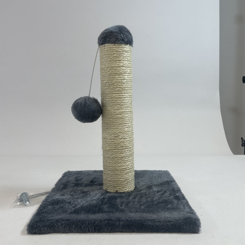 Cool Navy Blue Cat Climbing Frame & Scratching Post with Swing Toy for Cat Stimulation