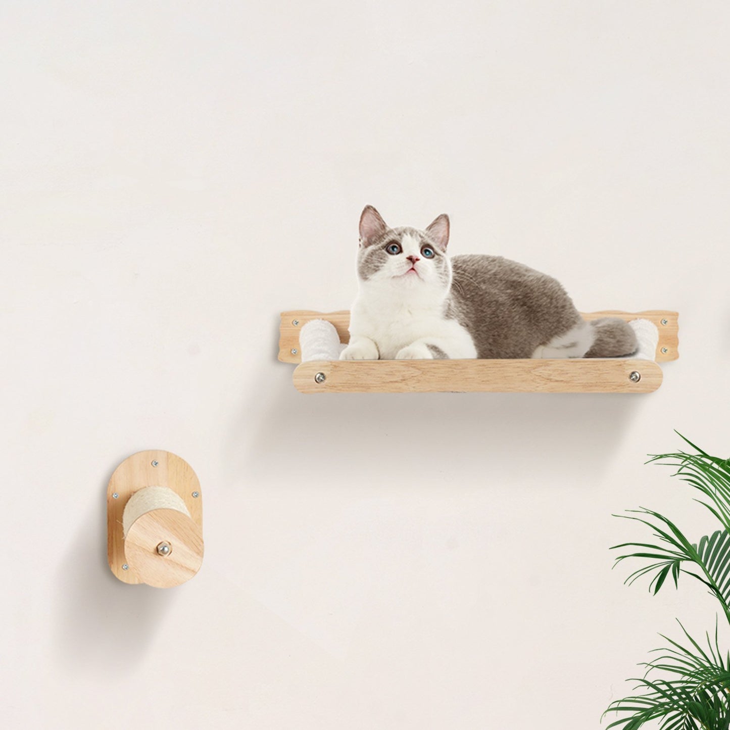 4 Pcs VEVOR Cat Wall Shelves Set