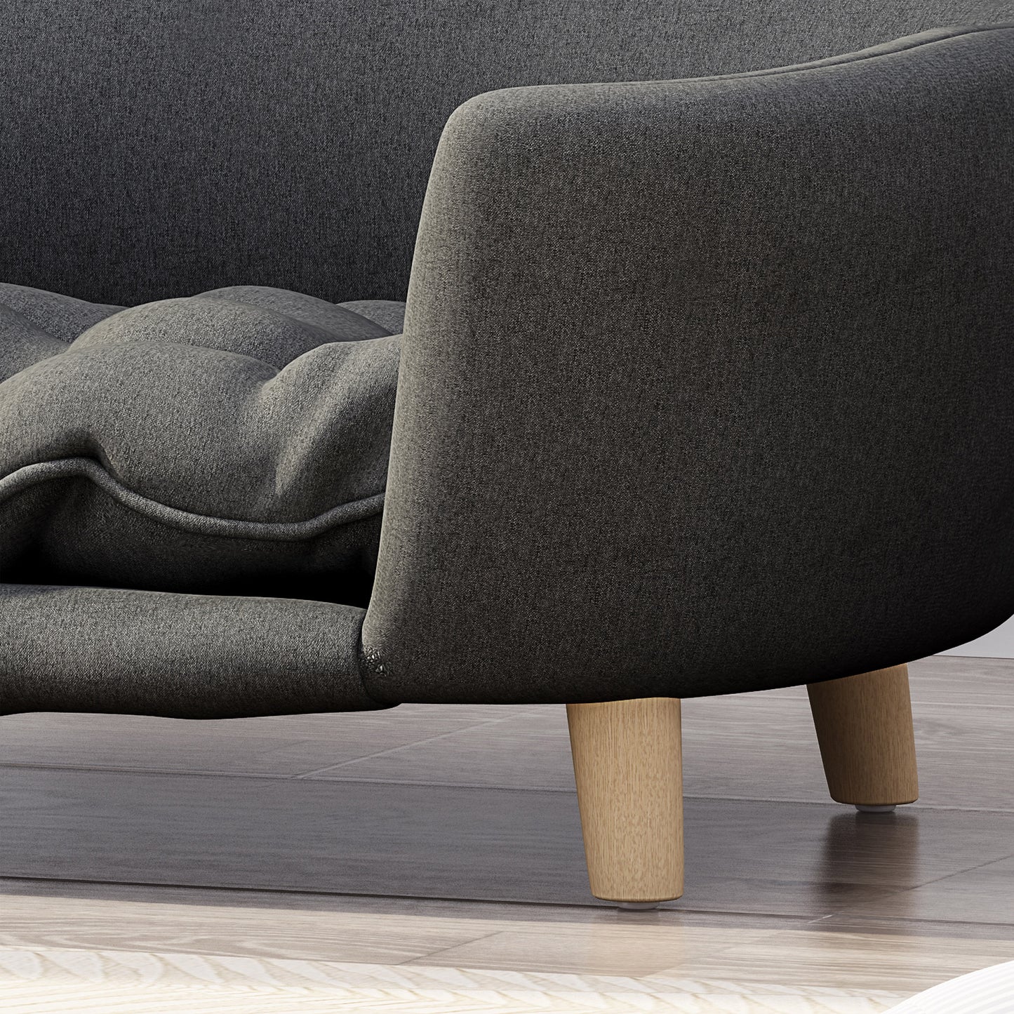 Classic Chic Sofa Bed with Luxurious Tufted Cushions for Cats & Dogs
