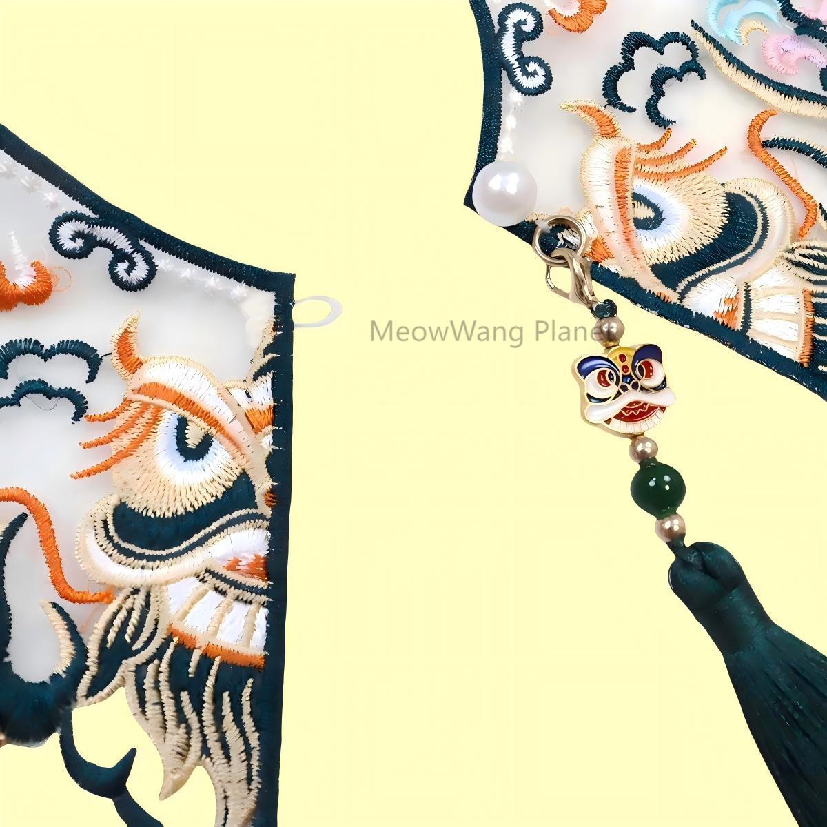Handcrafted Embroidered Chinese Inspired Hanfu Style Cloak for Cats & Dogs