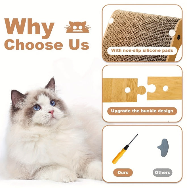 Large 23.6” L Shape Cat Scratching Post