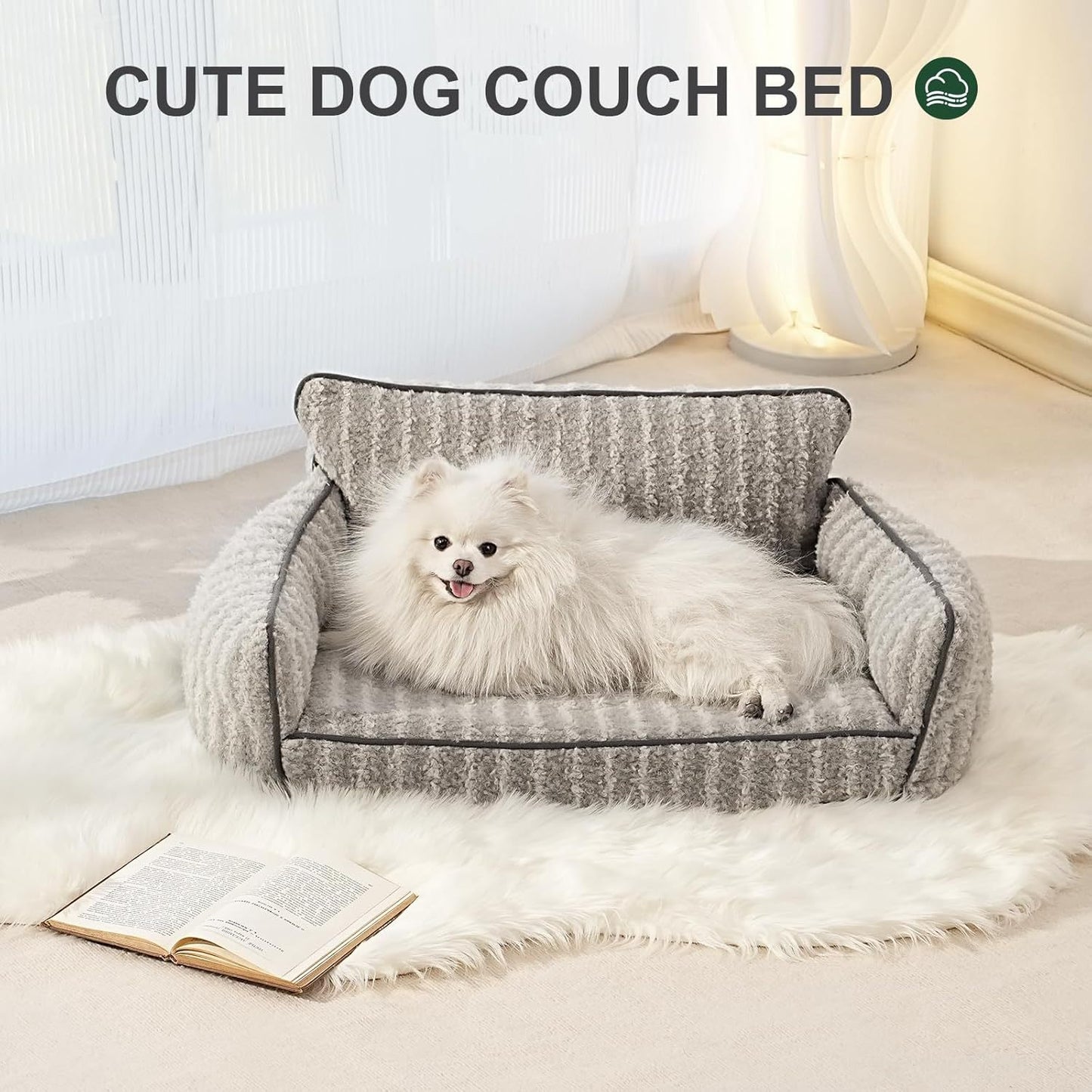MEWOOFUN Orthopedic Sofa Bed with Removable Cover for Small Dogs & Cats