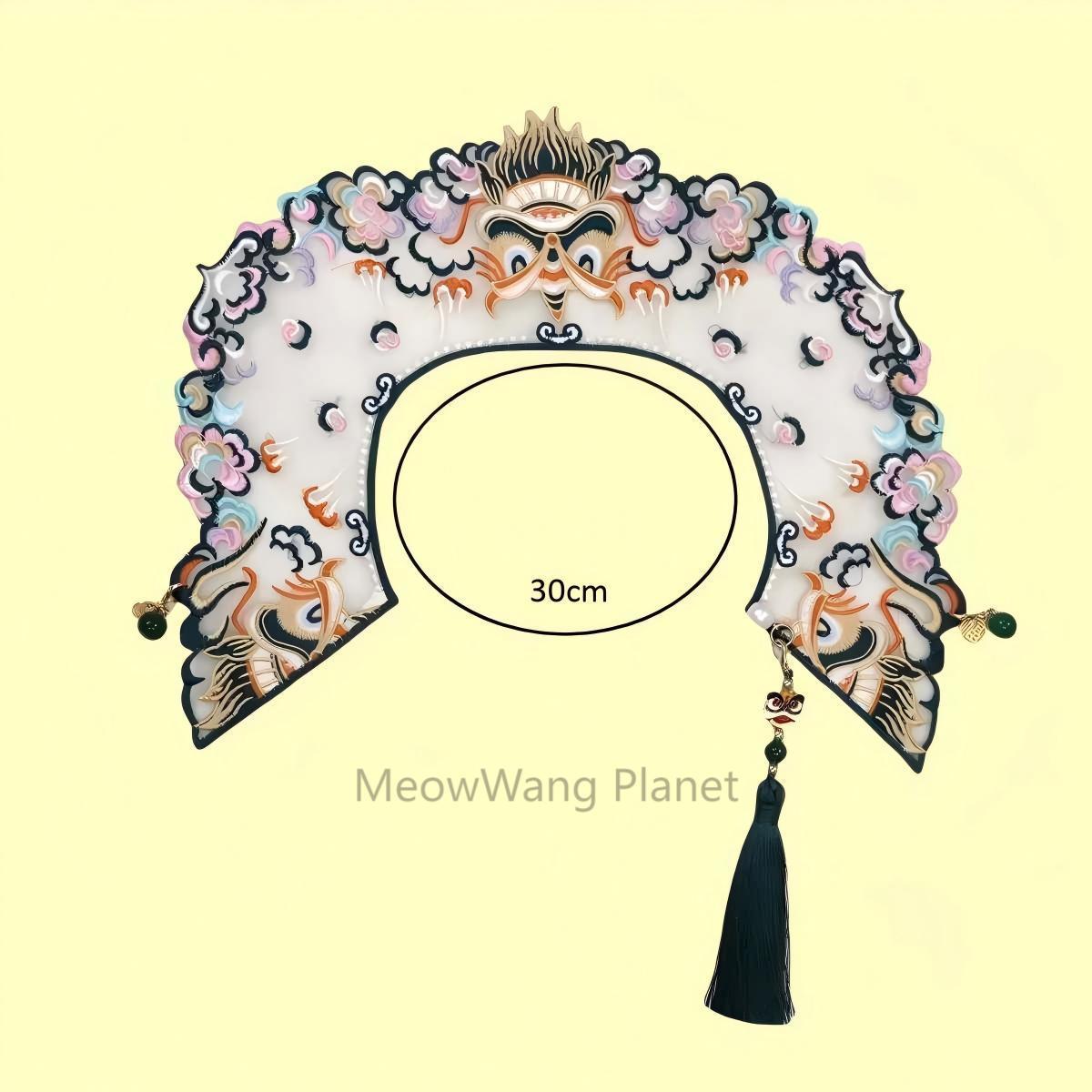 Handcrafted Embroidered Chinese Inspired Hanfu Style Cloak for Cats & Dogs