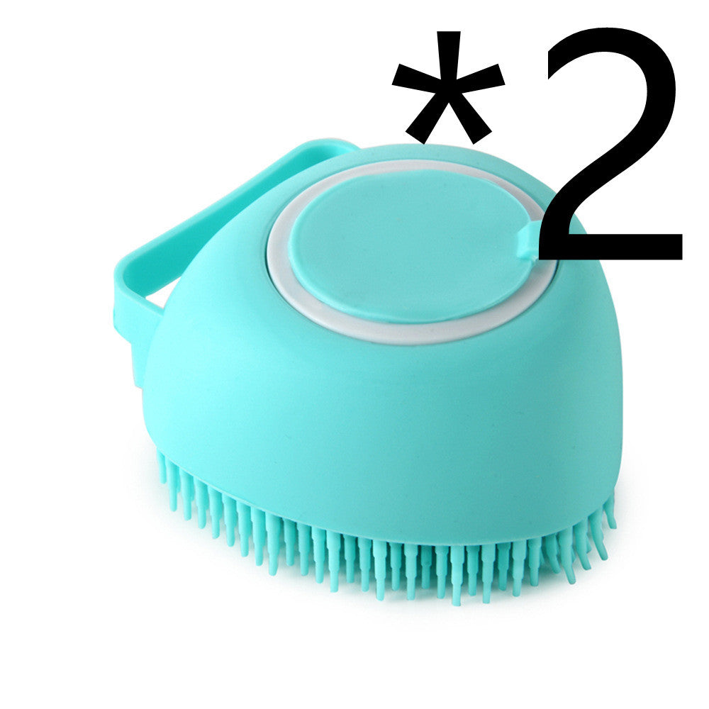 Silicone Soap Dispenser Cleaning Brush for Cats & Dogs