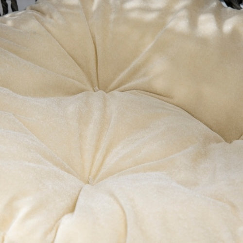 PawHut Rattan Round Chair with Removable Cushion for Cats & Dogs