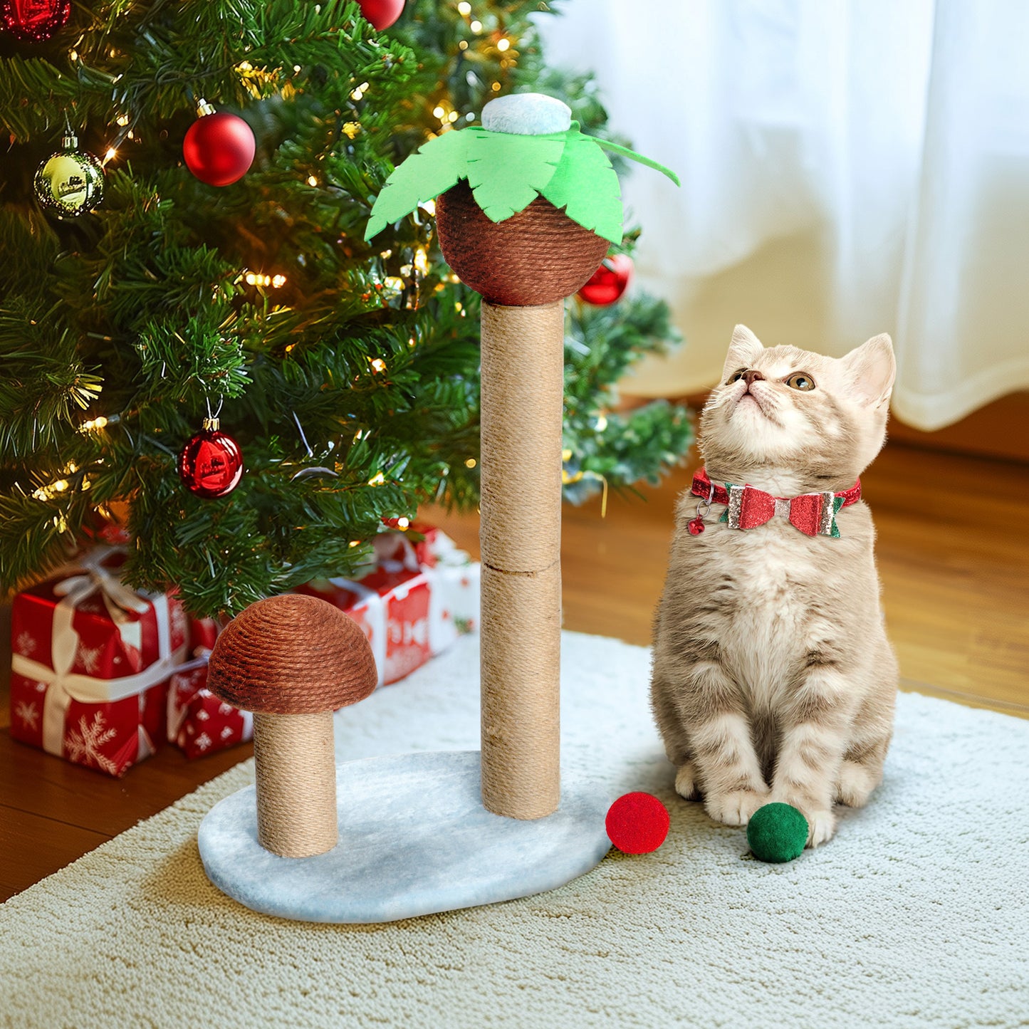 Palm Tree Pillar Sword Hemp Cat Scratching Post