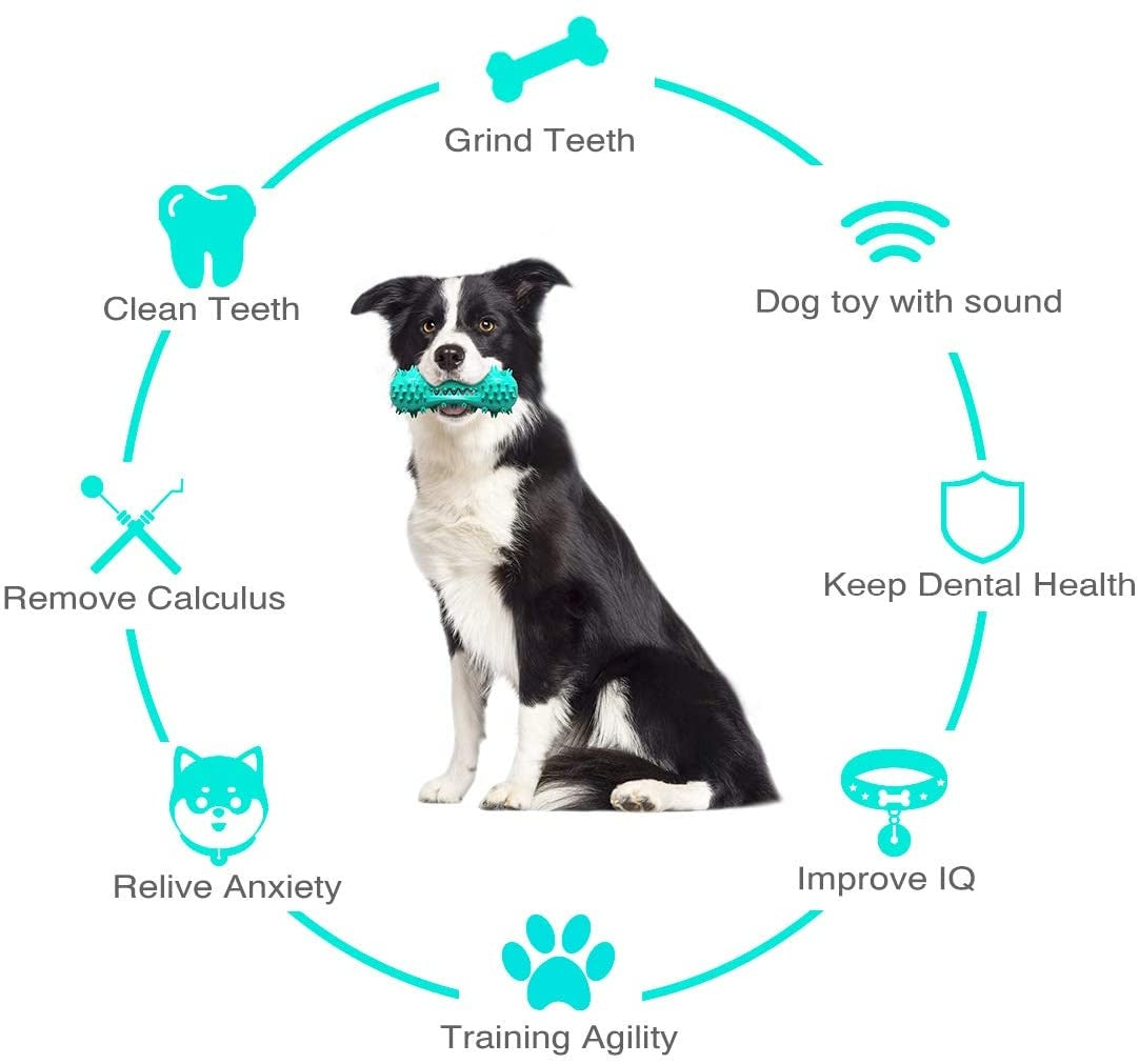 Rubber Molar Stick Oral Cleaning Chew Toy for Dogs (Durable for Aggressive Dogs)