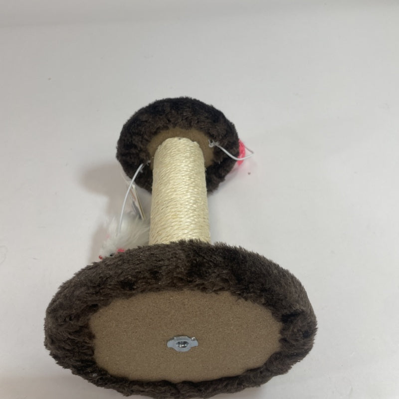 Cat Climbing Frame with seat and Scratching Post with Double Toys