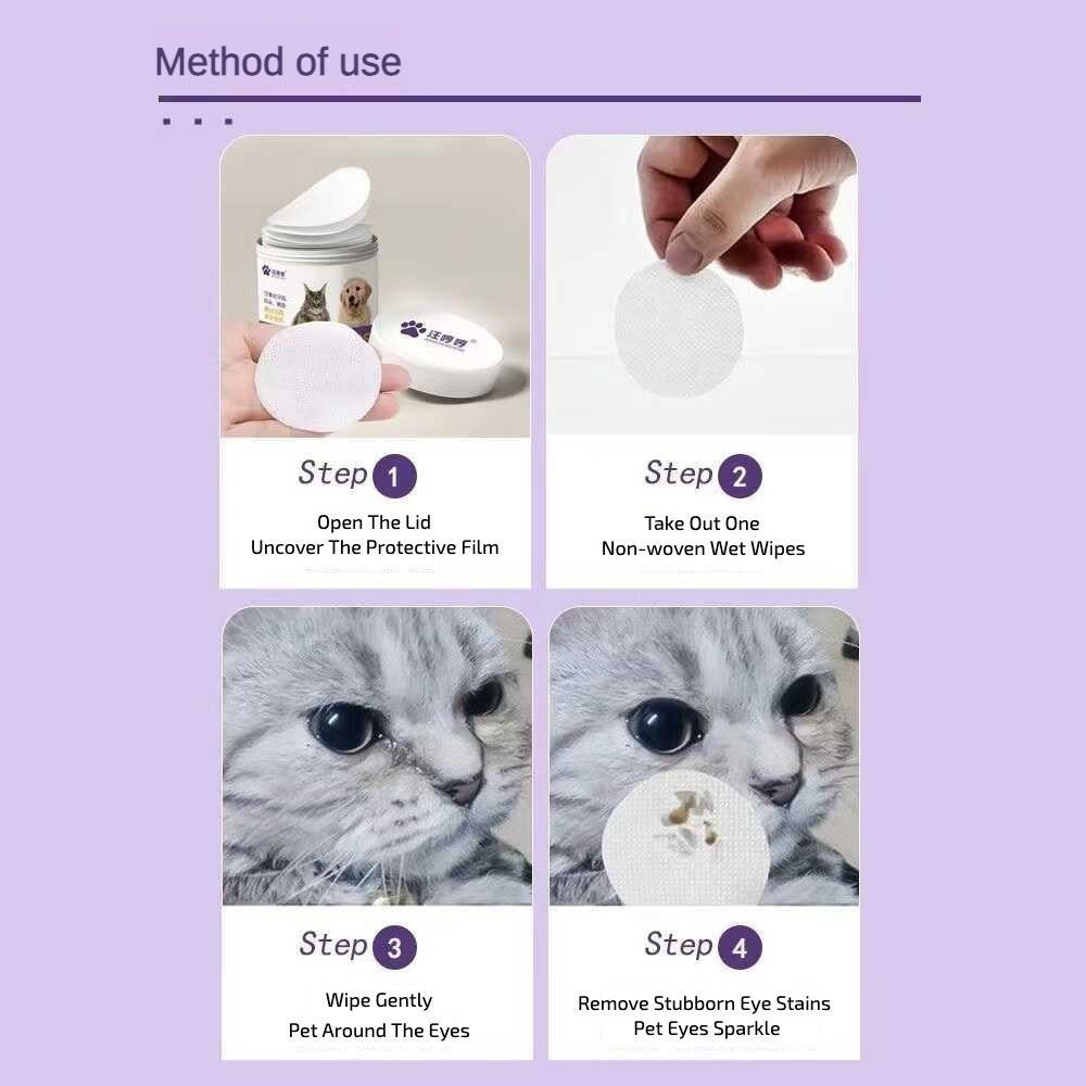 200 ct. Tear Stain Removing Wipes for Cats & Dogs