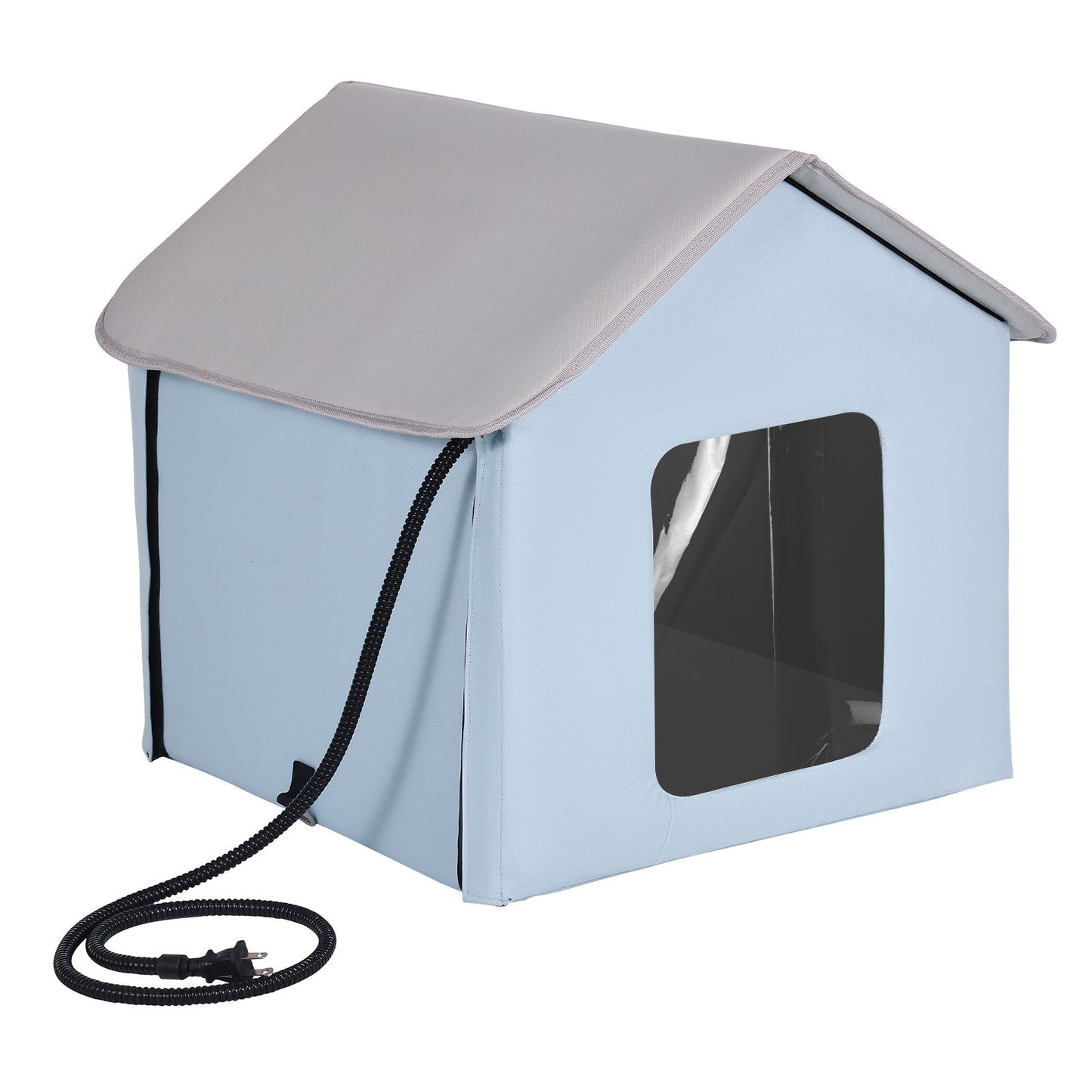 VEVOR Foldable Shelter with Heated Pads for Cats