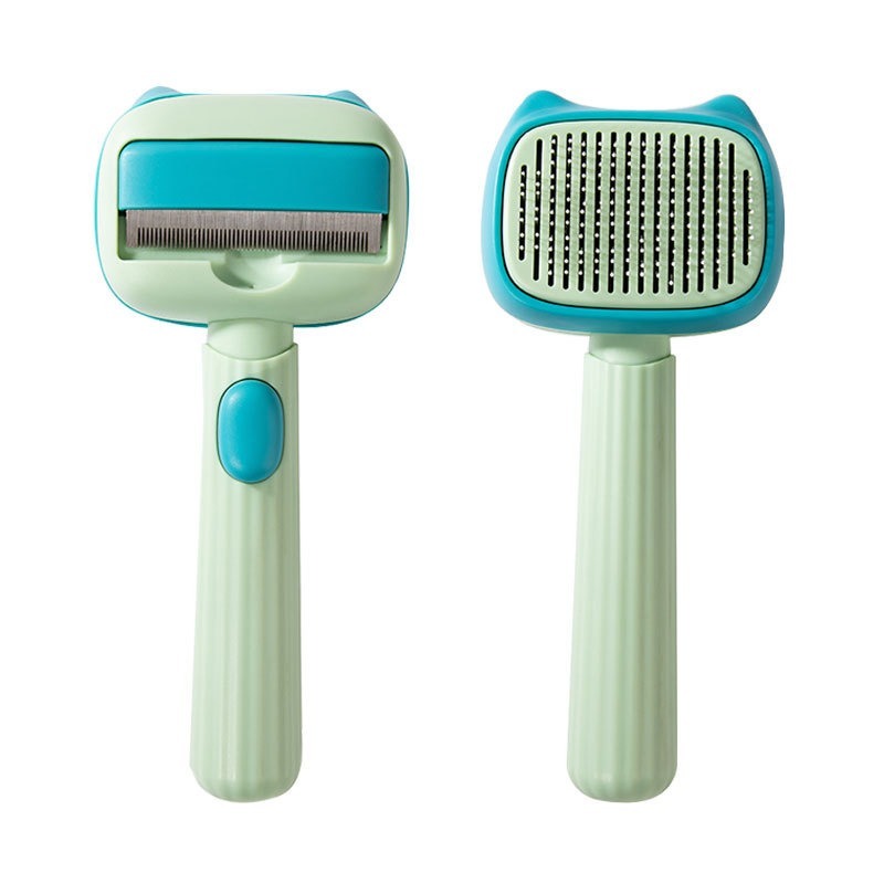 Hair Grooming Brush to Reduce Shedding & Matting for Cats & Dogs