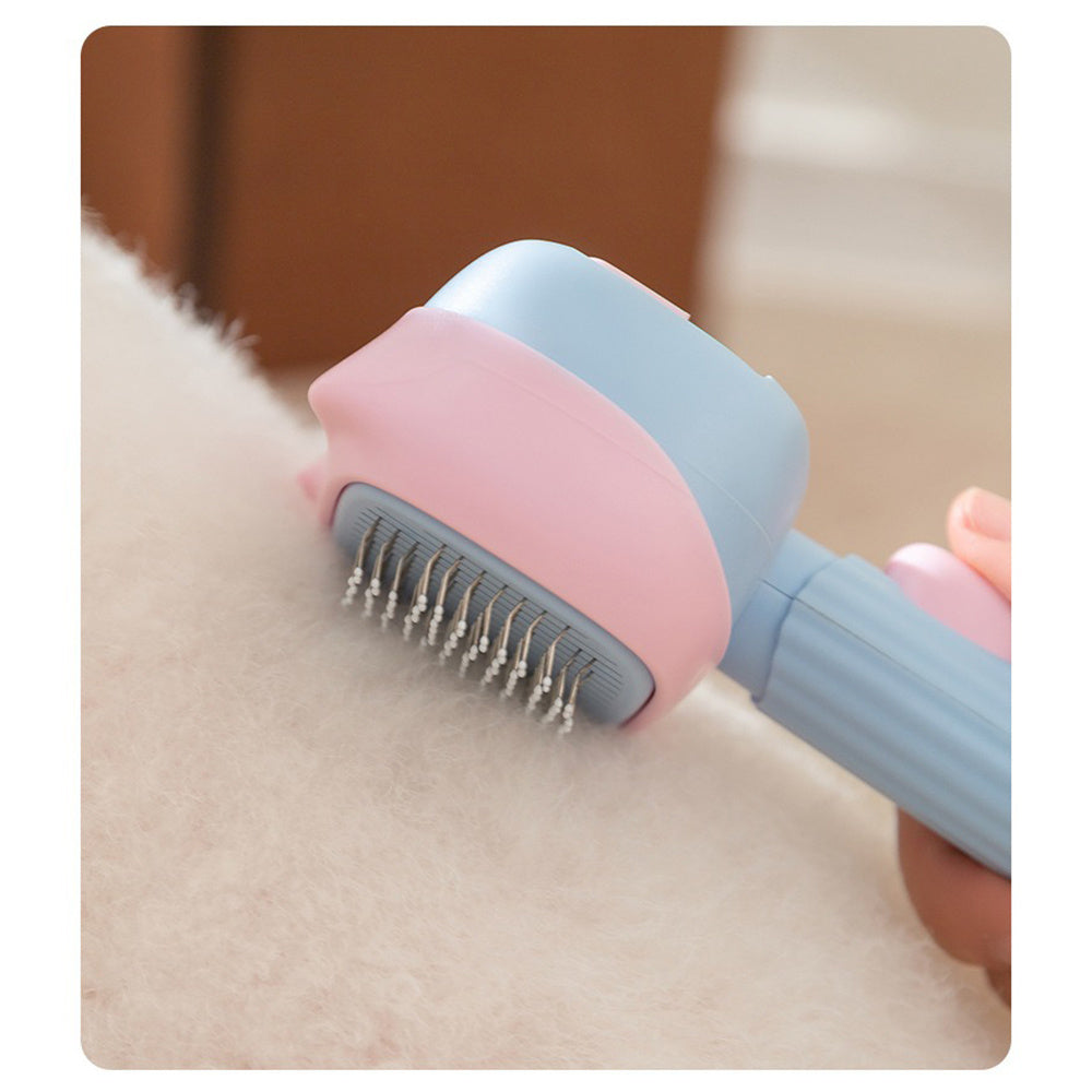 Hair Grooming Brush to Reduce Shedding & Matting for Cats & Dogs