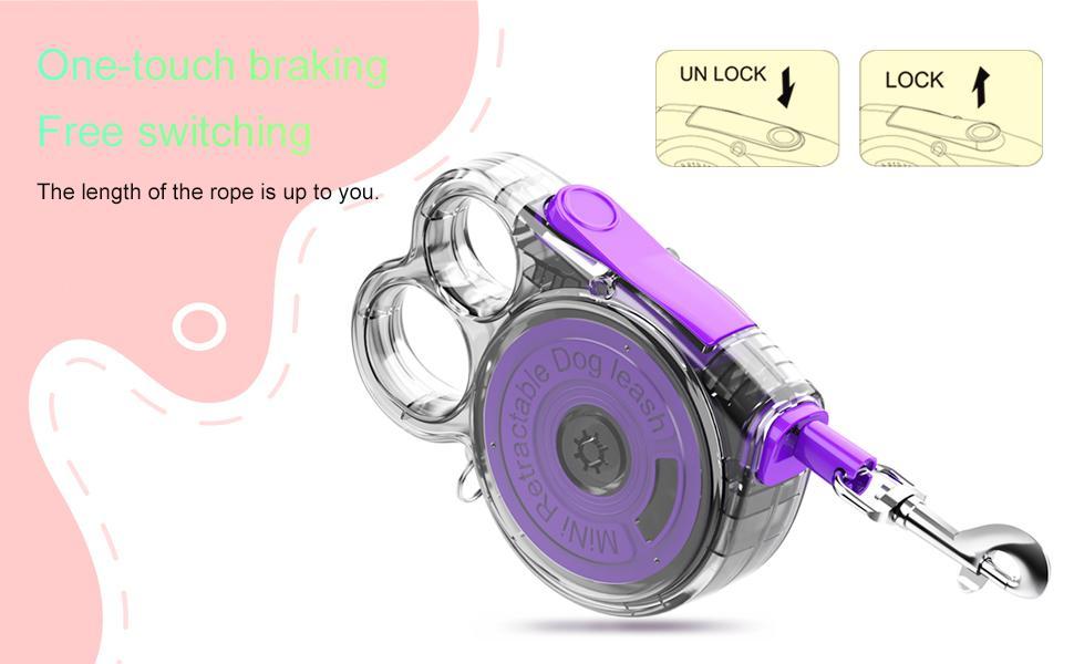 Mini Retractable Leash - for Cats & Small Dogs