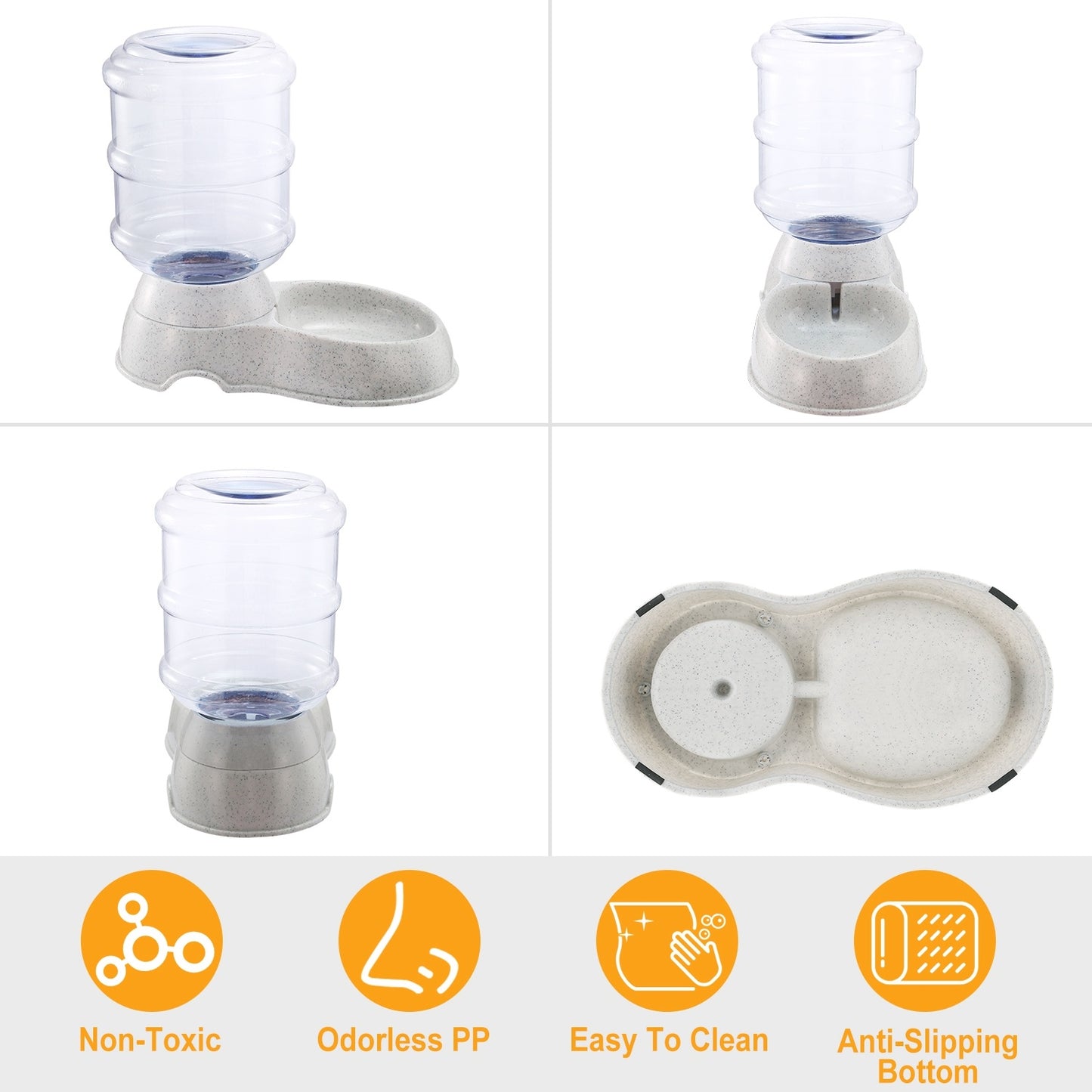 1Gal Pet Water Dispenser for Cats & Dogs