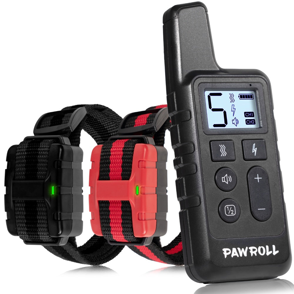 2 Dog Training Collars with Remote to Train 2 Dogs at Once if Needed