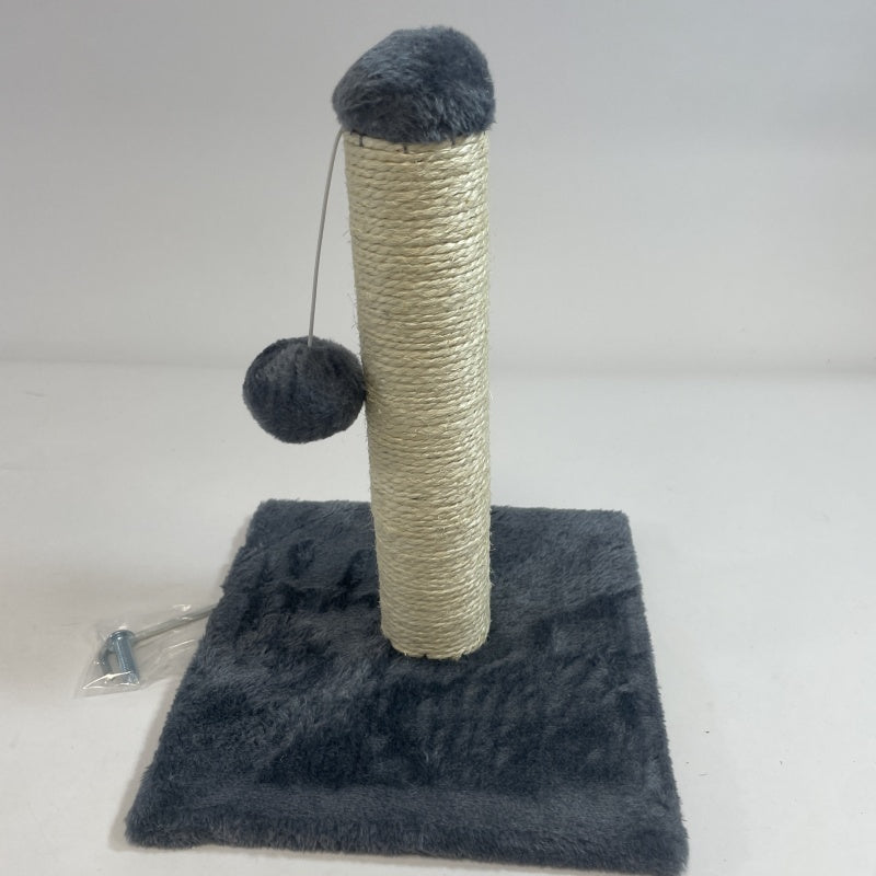 Cool Navy Blue Cat Climbing Frame & Scratching Post with Swing Toy for Cat Stimulation