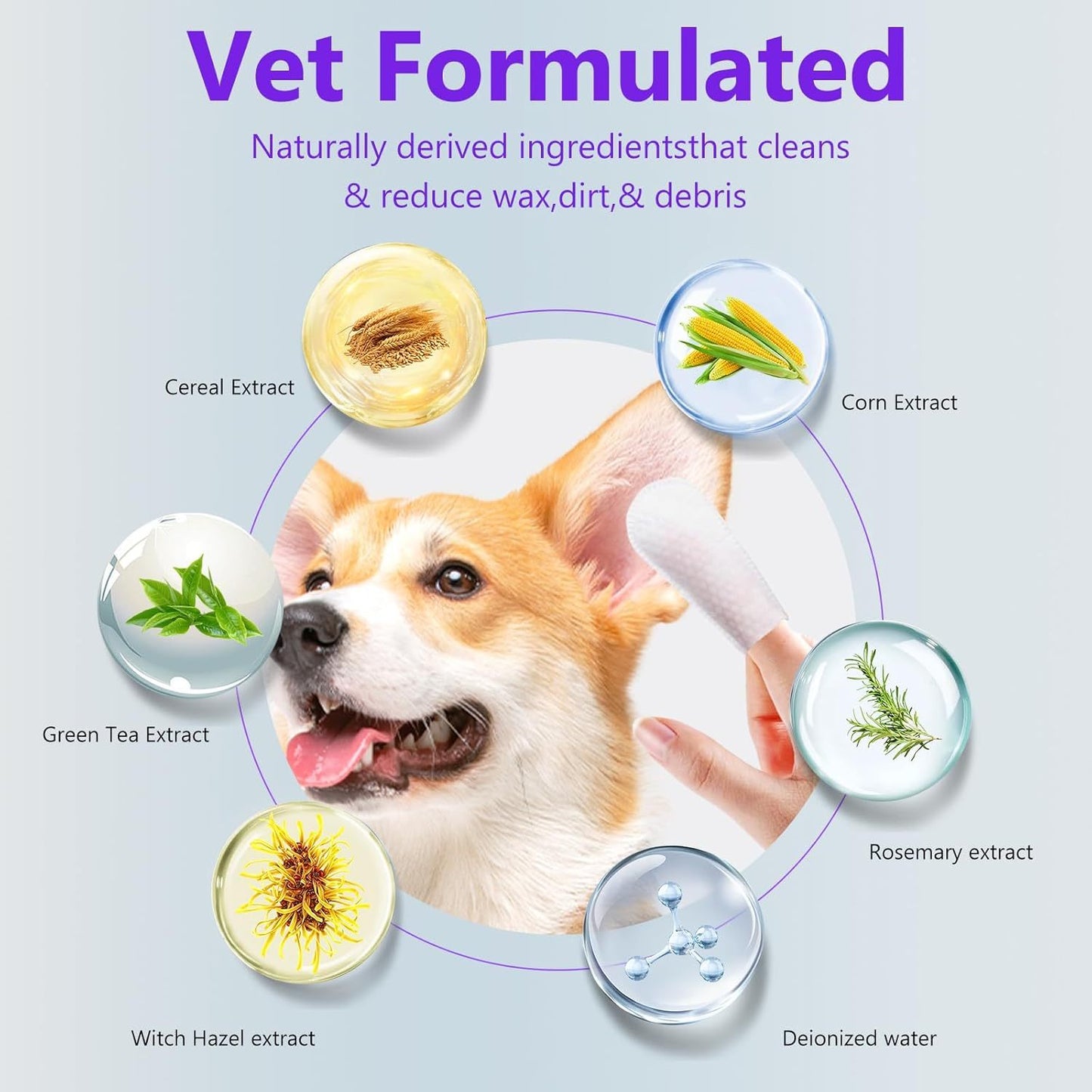 3-in-1 Steam Brush + Hair Removal Comb with Waterless Shampoo for Cats & Dogs