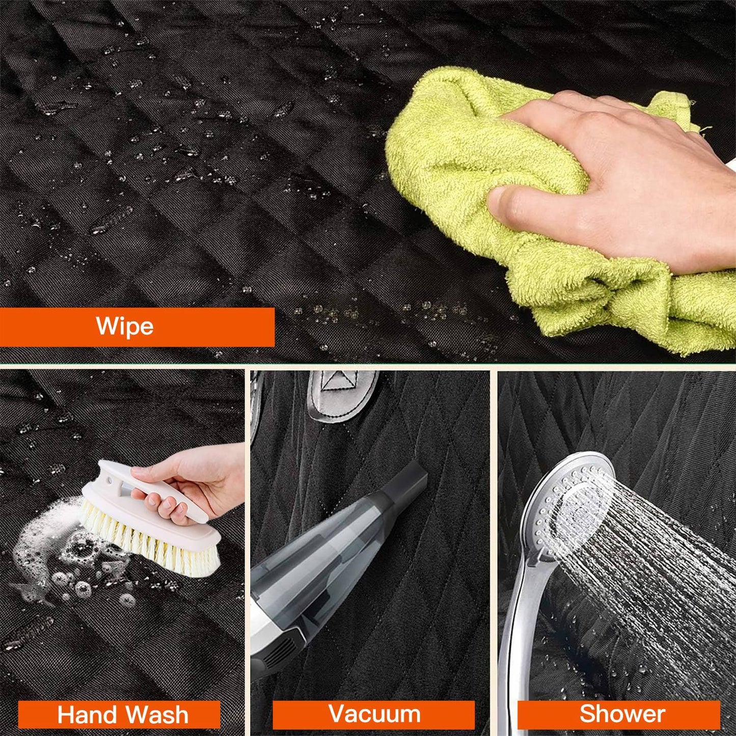 Durable Rear Car Seat Protector for Cats & Dogs