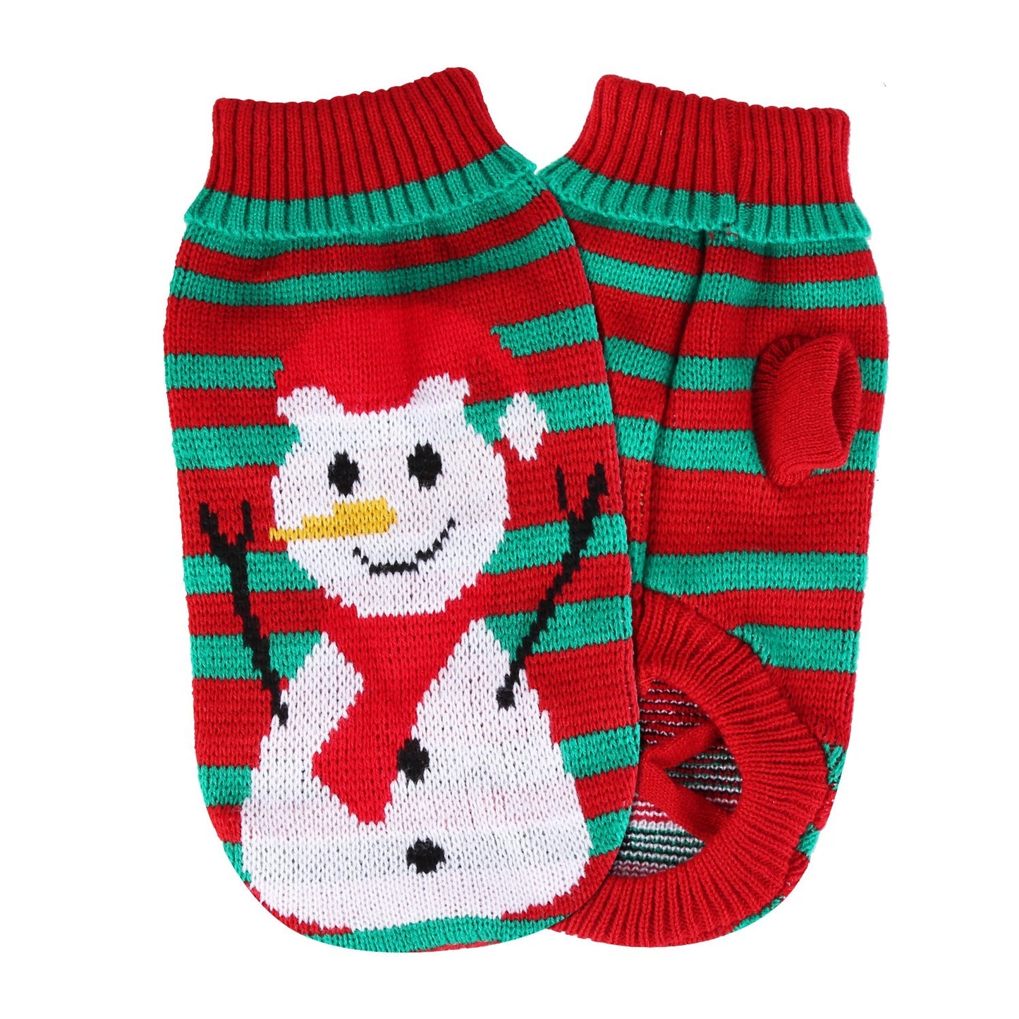 Festive Christmas Turtleneck Sweater for Dogs & Cats