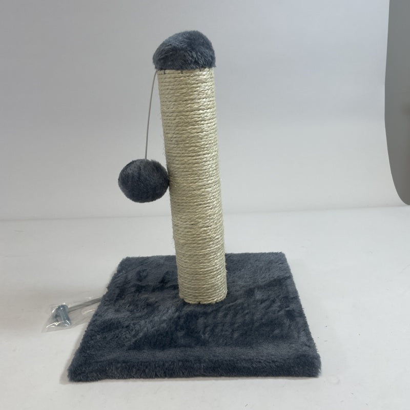 Cool Navy Blue Cat Climbing Frame & Scratching Post with Swing Toy for Cat Stimulation