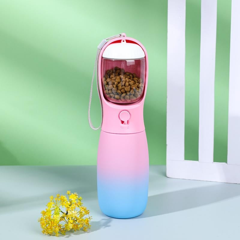 Avelora 19 oz Gradient Travel Water & Food Bottle for Dogs