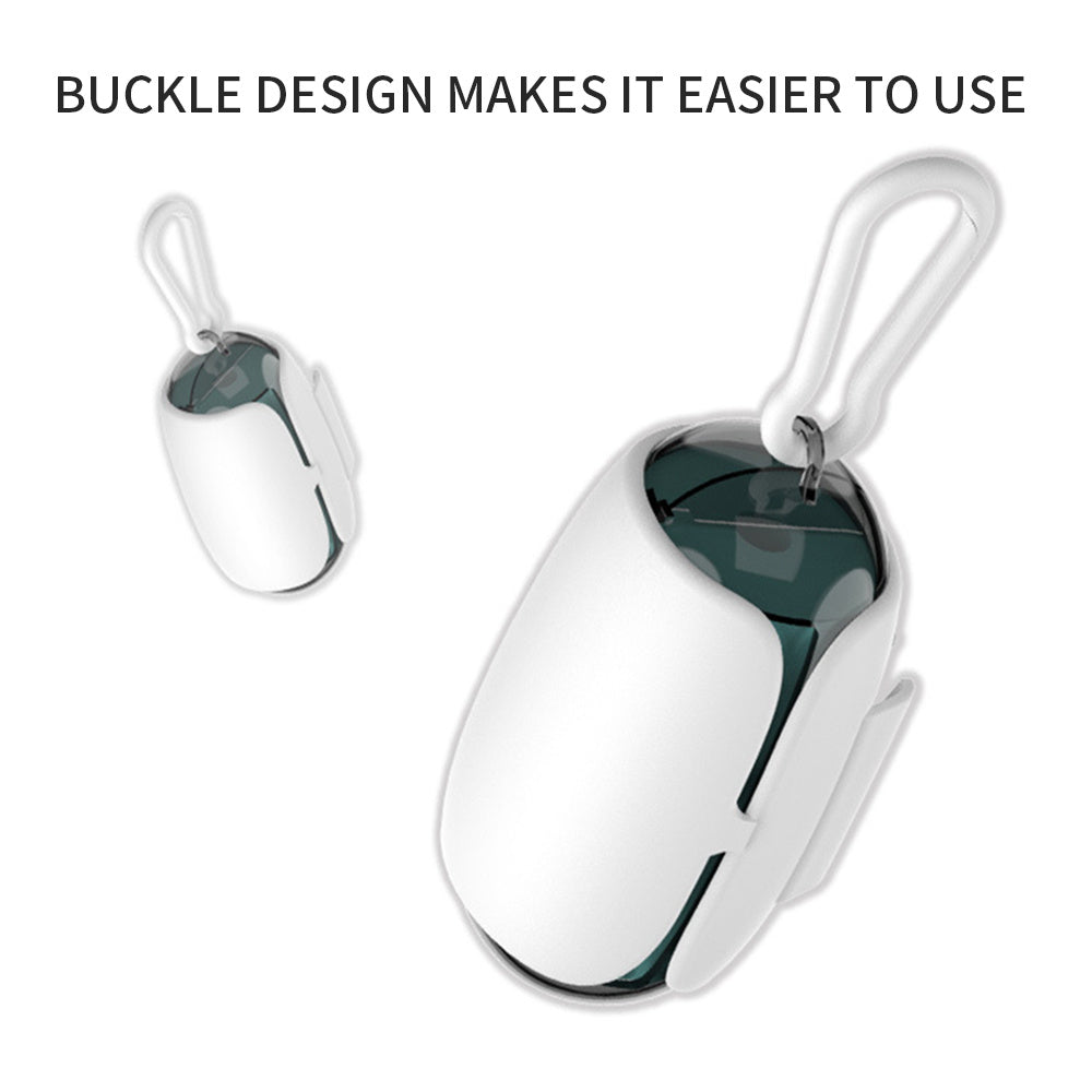 Biodegradable Waste Bag Dispenser Attachable to Leash for Dog Waste