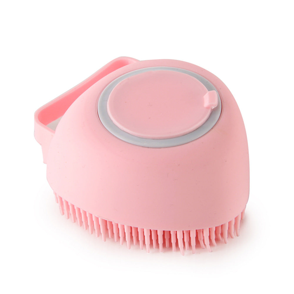 Silicone Soap Dispenser Cleaning Brush for Cats & Dogs
