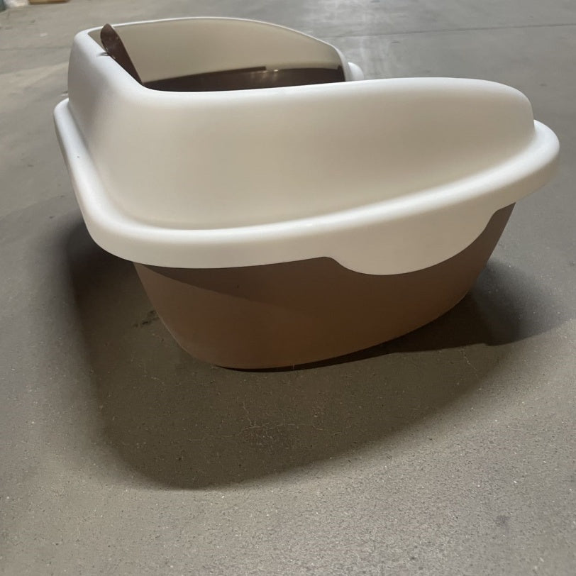 Ocean Blue Semi-enclosed Vertical Cat Litter Box