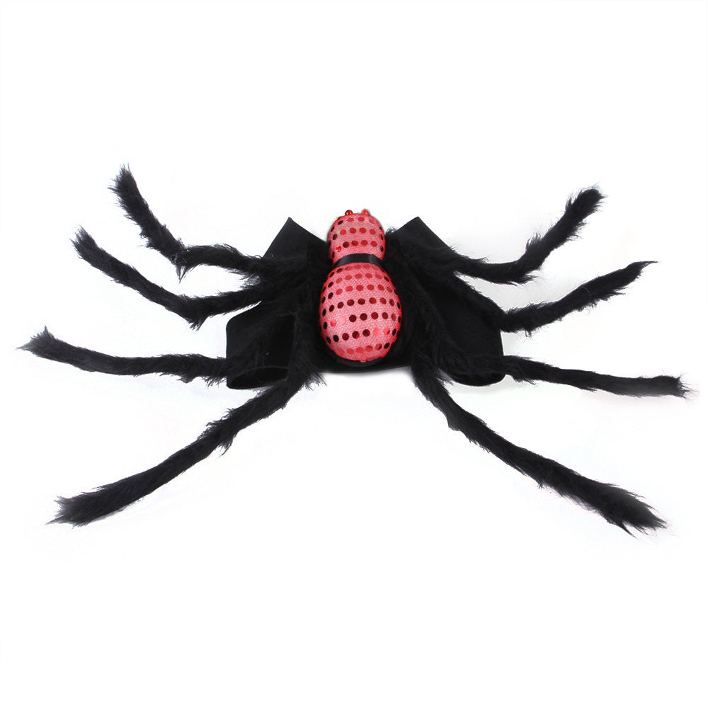 Sequined Spider Halloween Costume for Cats & Dogs
