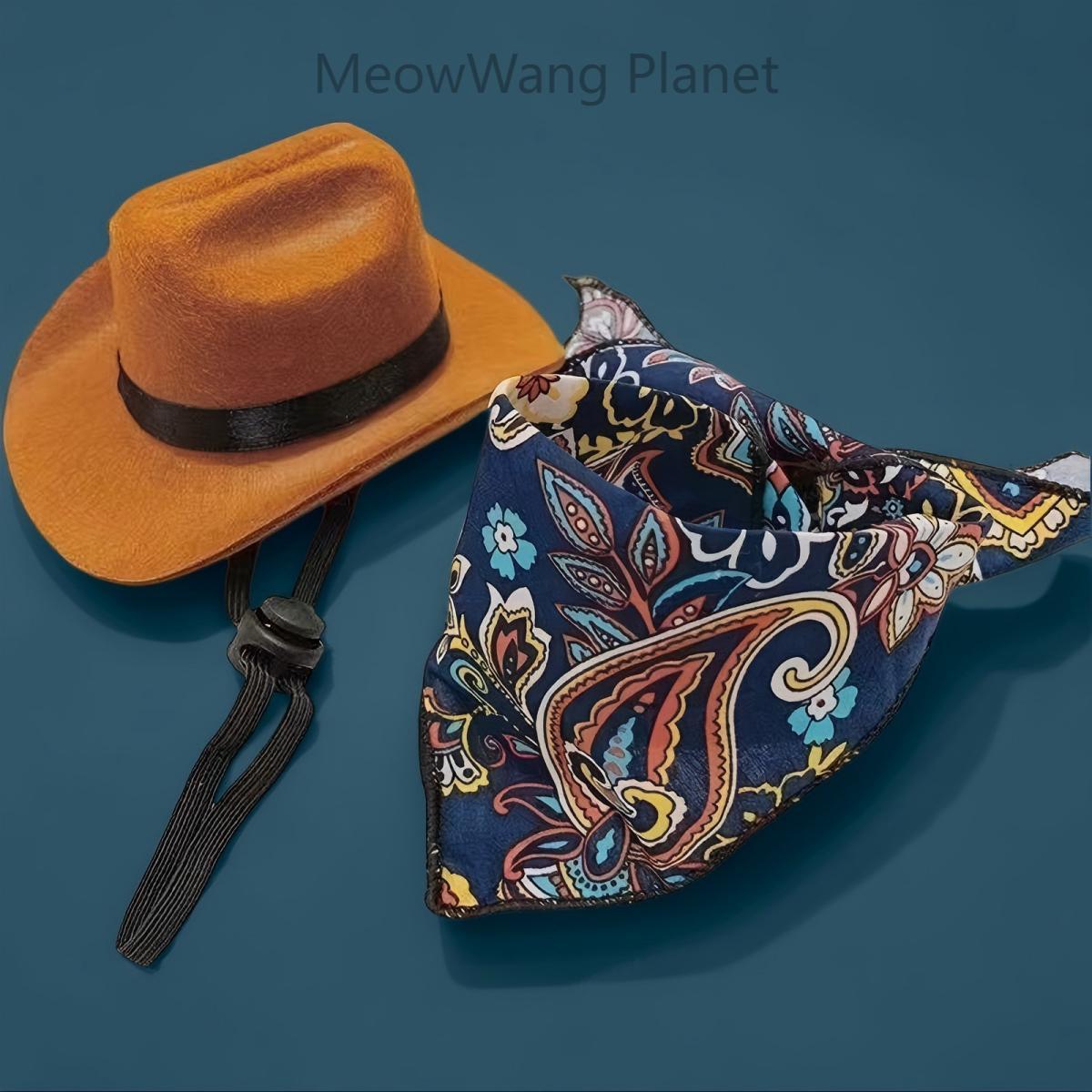 Adorable Mini Premium Quality Costume Hat & Scarf Set for Cats & Dogs