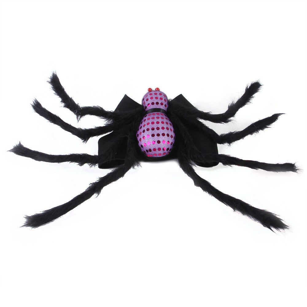 Sequined Spider Halloween Costume for Cats & Dogs