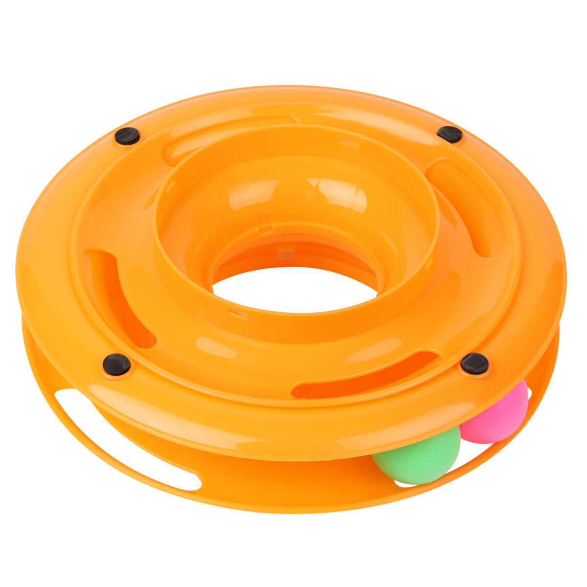 Crazy Ball Disk Interactive Amusement Toy for Cats