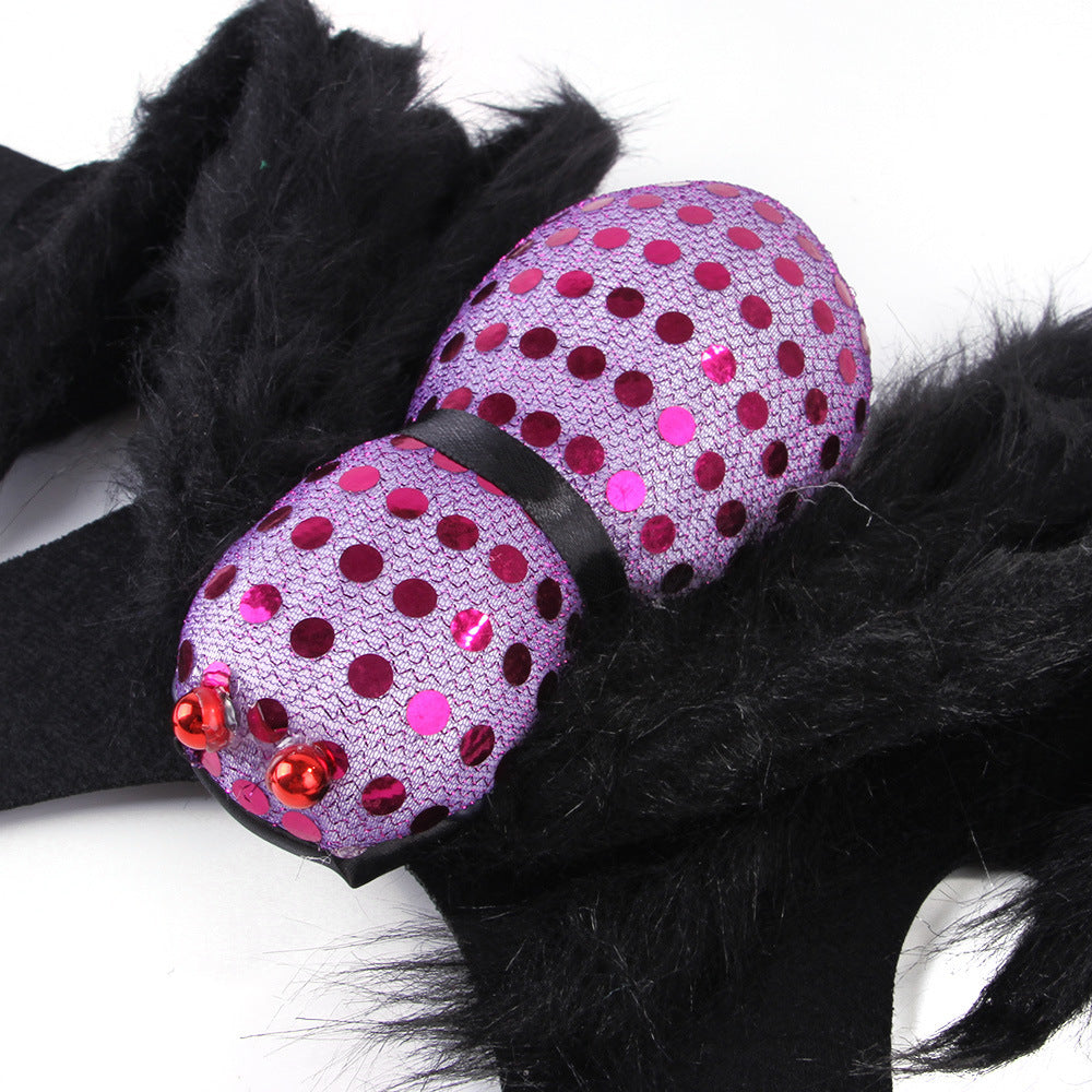 Sequined Spider Halloween Costume for Cats & Dogs