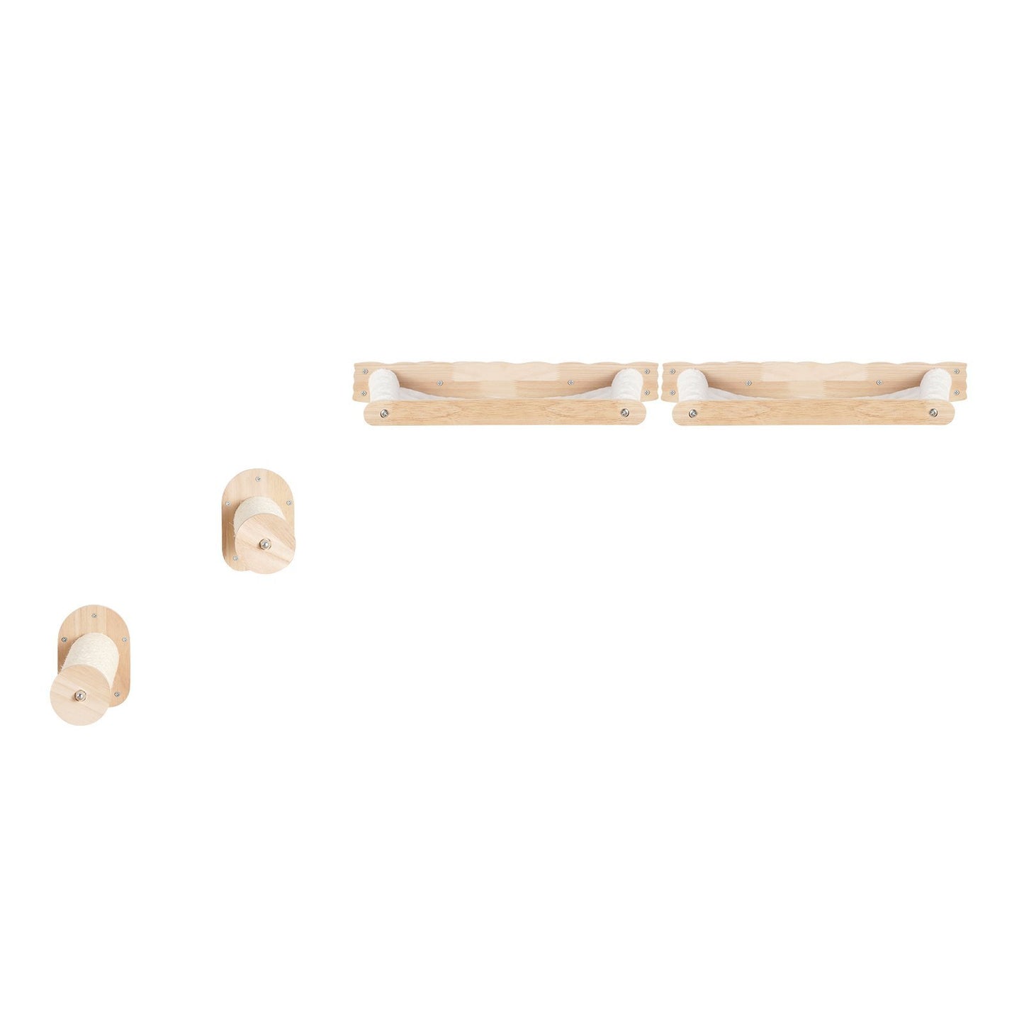 4 Pcs VEVOR Cat Wall Shelves Set
