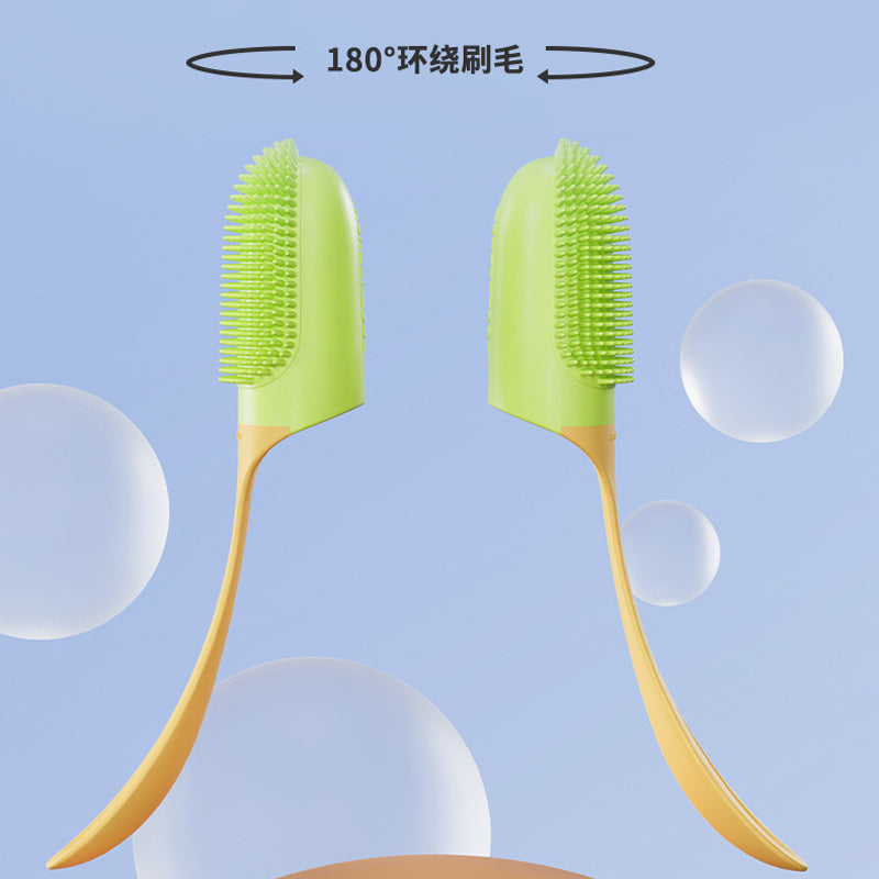 3 Pcs Oral Cleaning Silicone Finger Toothbrush for Cats & Dogs