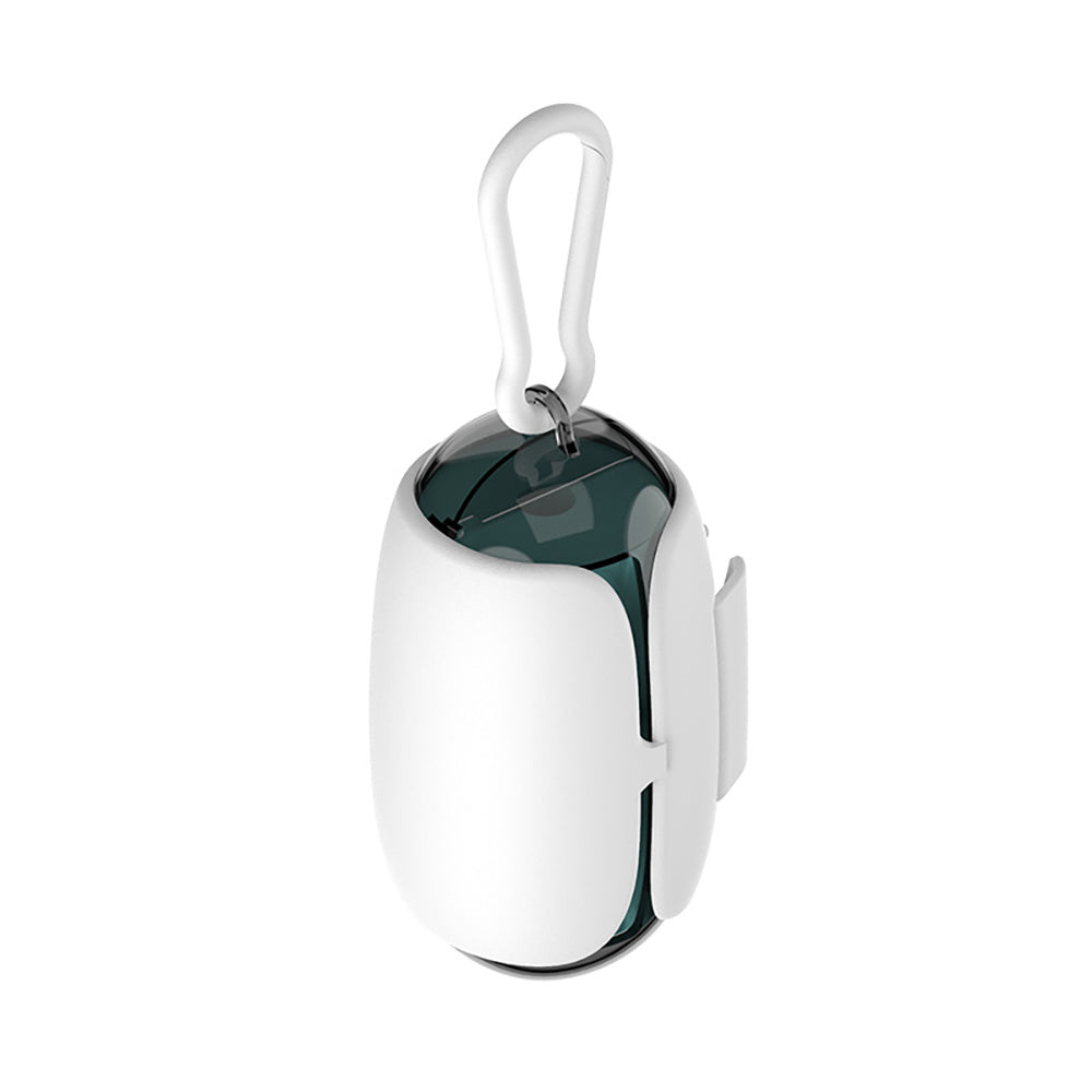 Biodegradable Waste Bag Dispenser Attachable to Leash for Dog Waste