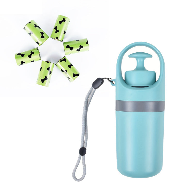 Portable Poop Scooper with Attachable Bag Dispenser for Dog Waste