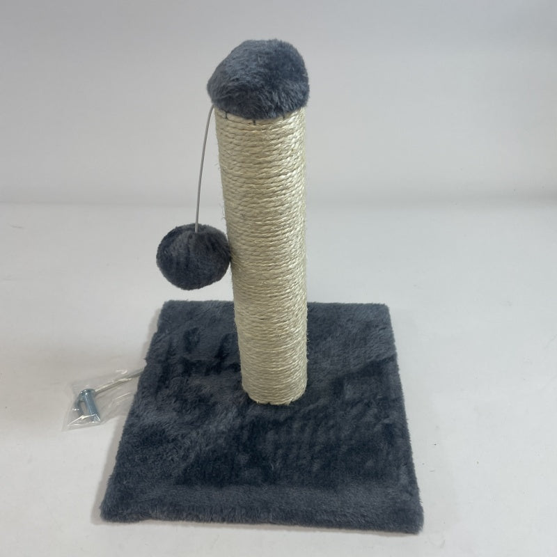 Cool Navy Blue Cat Climbing Frame & Scratching Post with Swing Toy for Cat Stimulation