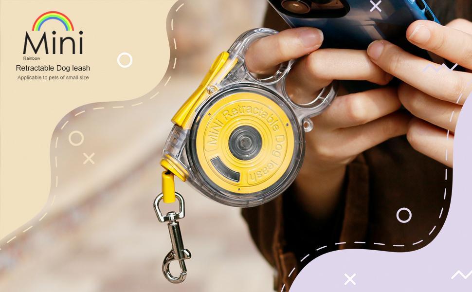 Mini Retractable Leash - for Cats & Small Dogs