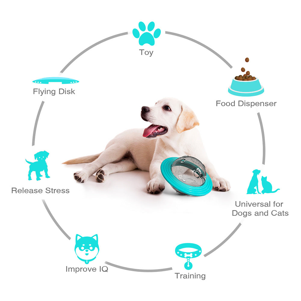 Food & Treat Dispensing Toy for Dogs (Interactive IQ Stimulator)